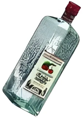 Kirschwasser-Flasche