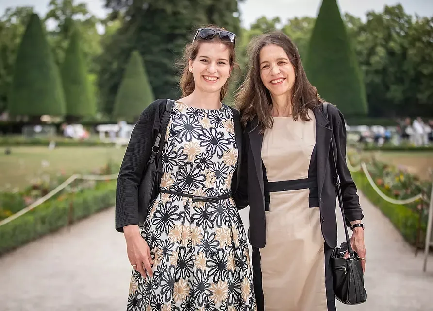 Christina Scholz und Angelika Back